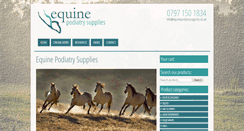Desktop Screenshot of equinepodiatrysupplies.co.uk